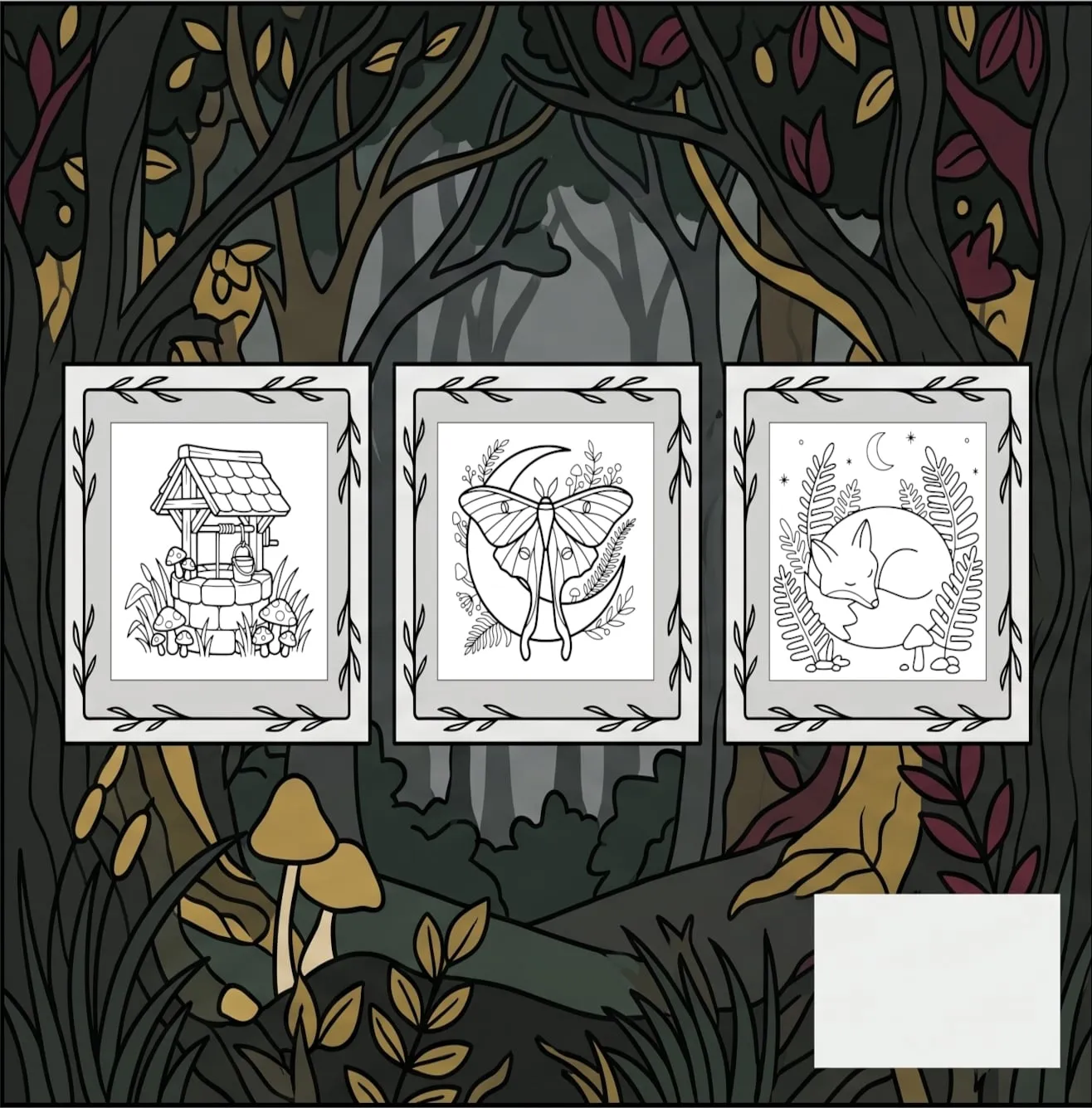 Back cover of Dark Cottagecore